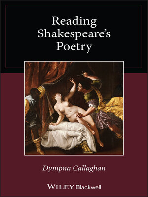 cover image of Reading Shakespeare's Poetry